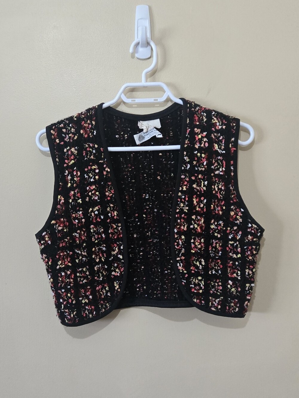 Vintage Michael G Collection Wool Bolero Vest
